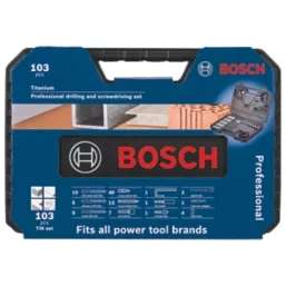Bosch Straight Shank Drilling & Screwdriving Set 103 Pieces - £19.99 + Free click and collect @ Screwfix