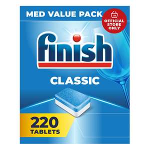 Finish Dishwasher Tablets 220 £14.39 delivered or 660 Tablets for £35.19 using code @ Finish