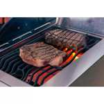 Nexgrill Revelry 4 Burner Stainless Steel Gas BBQ + Gourmet Plus Griddle Insert, Smoker Tray + Cover