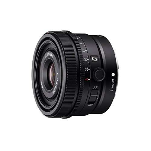 Sony SEL24F28G - Full-Frame Lens FE 24mm F2.8 G - Premium G Series Prime Lens (potentially £349 with £100 cashback from Sony)