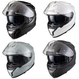Shox Ammo Solid Motorcycle Helmet - Various Sizes & Colours In Stock - £54.14 Each Delivered Using Code @ Ghost Bikes
