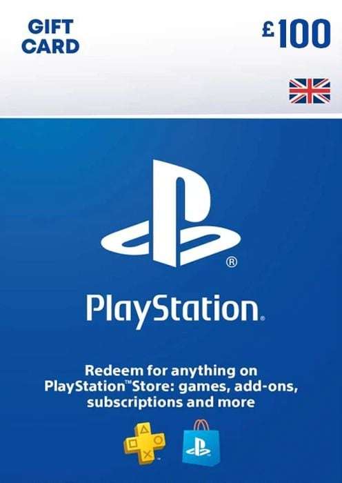 £100 Playstation Network Top Up Card - PSN UK