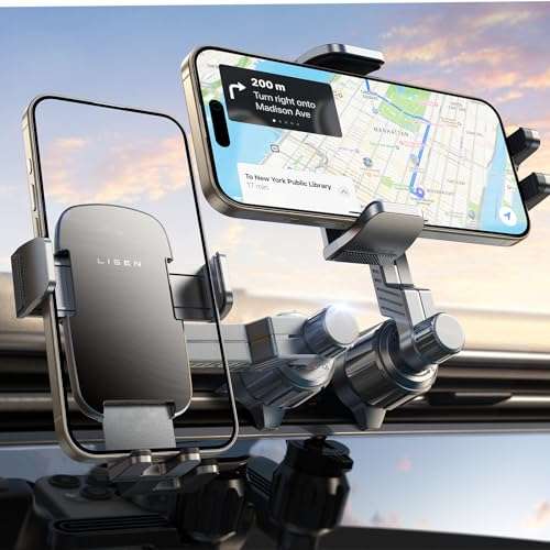 LISEN Magnetic Phone Holder for Car Mount Adjustable Phone Magnet for Car  Enjoy Never Blocking Universal Air Vent Magnetic Car Cell Phone Holder  Mount