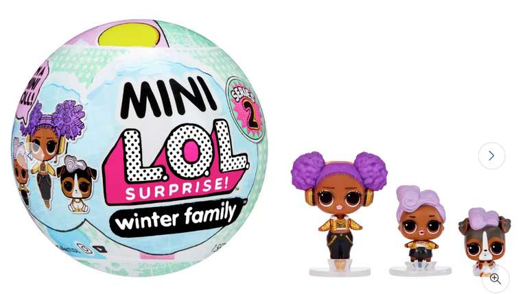 LOL Surprise OMG Mini Family Doll Assortment - 3inch/8cm - Free click and collect