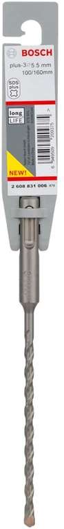 Bosch 2608831006 SDS Plus-3 Hammer Drill Bit, 5.5mm x 160mm Length £1.25 @ Amazon