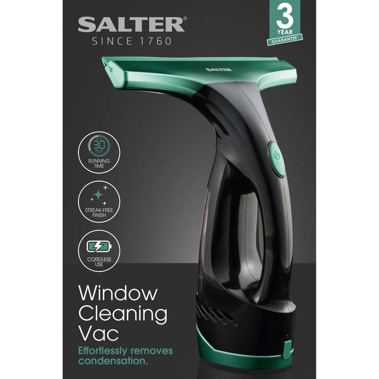 Salter Window Cleaning Vac Emerald - Free C&C