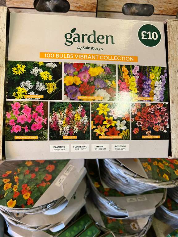 Garden seed and bulb 1p clearance event instore @ Sainsburys (Melton Mowbray)