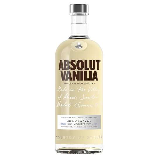 Absolut Vanilia Vanilla Flavoured Vodka 1L Clubcard Price 21.00 @ Tesco