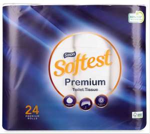 Aldi Saxon Premium Toilet Tissue 24 Rolls