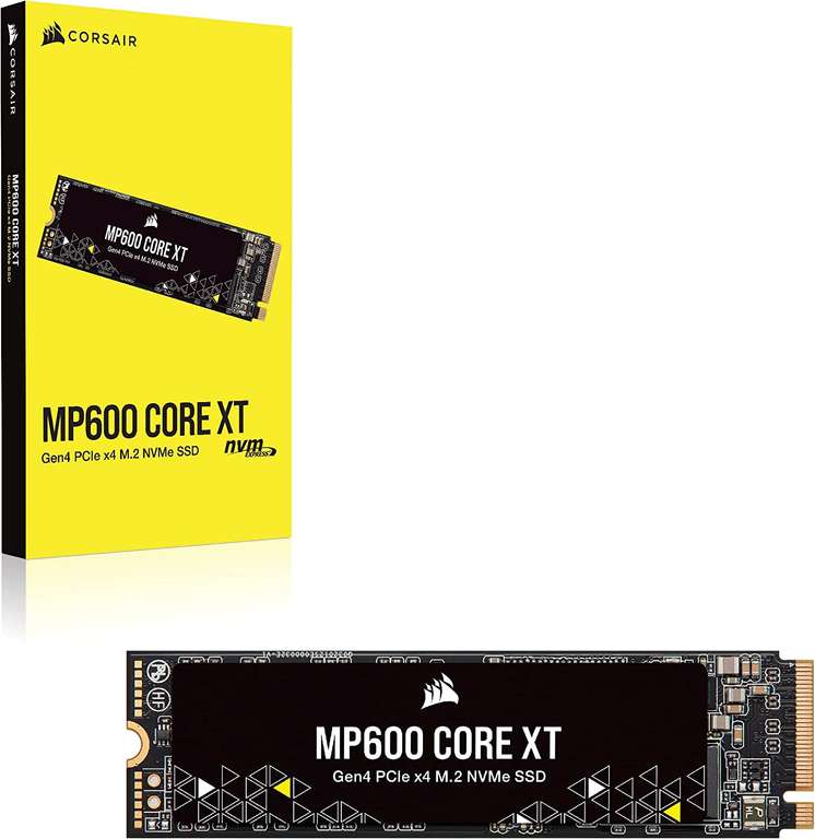 2TB - MP600 CORE XT PCIe 4.0 (Gen4) x4 NVMe M.2 SSD 3D QLC NAND Up to 5,000/4400MB/s - £80.74 /1TB - £46.74 Using Student Code @ Corsair