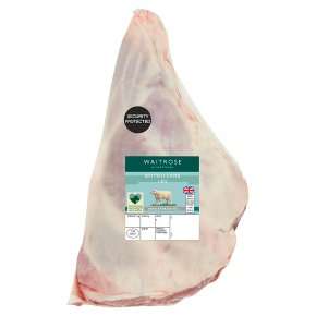 Waitrose British Succulent Whole Leg of Lamb - Typical weight 2.2kg
