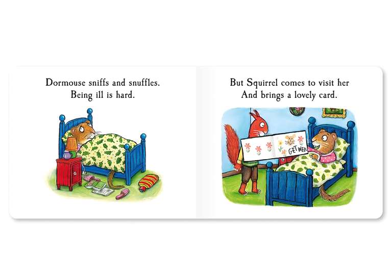 Dormouse has a Cold and Rabbit’s Nap Books by Julia Donaldson (£3.50 each when 2 are bought)