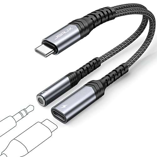2-in-1 USB C to 3.5mm Jack and Charger Adapter - Sold by JS Digital UK