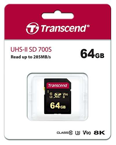 Transcend 64GB SDXC 700S Memory Card UHS- II