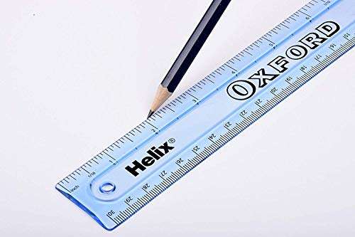 Helix Left Handed 30cm Ruler -£1.59 Each, Minimum Order 2 - £3.18 @ Amazon