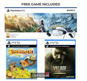 Playstation PSVR2 Horizon Call Of The Mountain Bundle + Resident Evil Village Gold + Townsmen £584.99 + £4.99 delivery @ Game