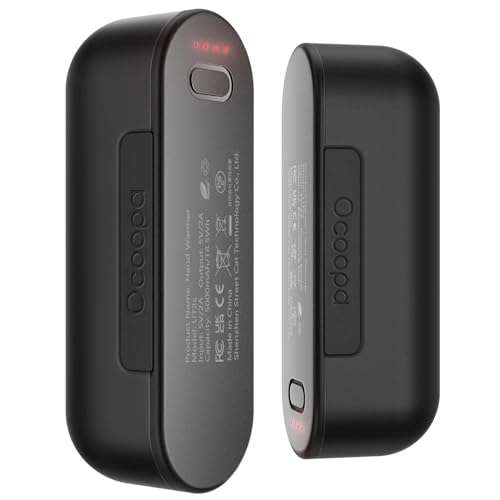 OCOOPA Hand Warmers Rechargeable 2 Pack - USB-C Portable Charger 10000mAh Sold by Akuyou / FBA