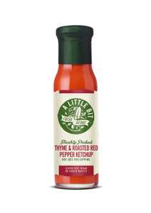 A Little Bit Fresh Thyme & Roasted Red Pepper Ketchup 260 ml (Pack of 6) £6.75 @ Amazon