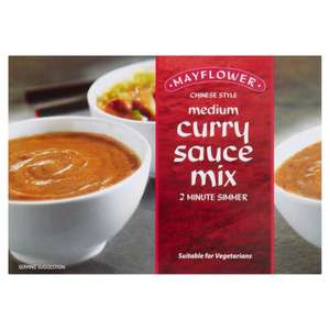 Mayflower curry sauce mix 255g medium / hot (Hull)