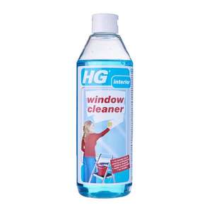 HG Interior Window Cleaner, Streak-Free, Professional Super Concentrated Formula, Clean Shine, 500ml £3 / £2.85 subscribe & save @ Amazon