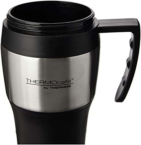 Thermos 183344 ThermoCafé 2010 Travel Mug, 400 ml, Stainless Steel, Multi-Colour - £5.13 @ Amazon