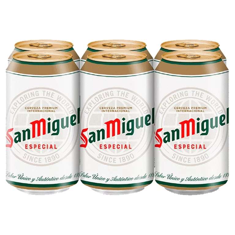 San Miguel Special Premium Lager Beer Cans 6 x 330ml - 2 for £10