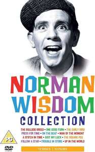 Norman Wisdom Collection 12 Film DVD Boxset (Used) - W/Code