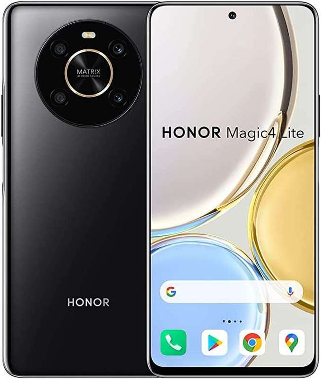 Honor Magic4 Lite 5G Smartphone, Android, 6GB RAM, 6.81", SIM Free, 128GB Mobile Phone - £186.99 With Code @ Honor UK