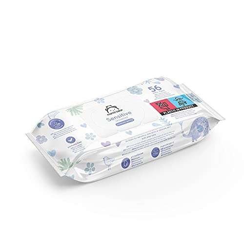 Amazon Brand – Mama Bear Sensitive Unscented baby wipes– Pack of 6 (Total 336 wipes) £4.39 or £3.73 subscribe/save @ Amazon