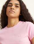 Levi's Women's Ss Rib Baby Tee T-Shirt (Prism Pink) - £2.70 @ Amazon
