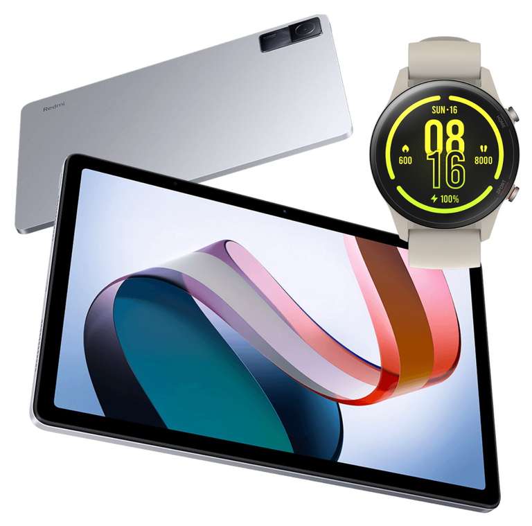 Xiaomi Redmi Pad 4GB 128GB Tablet + Mi Watch Smartwatch (Blue Or Beige) - £278 With Code And Auto Discount Delivered @ Xiaomi UK