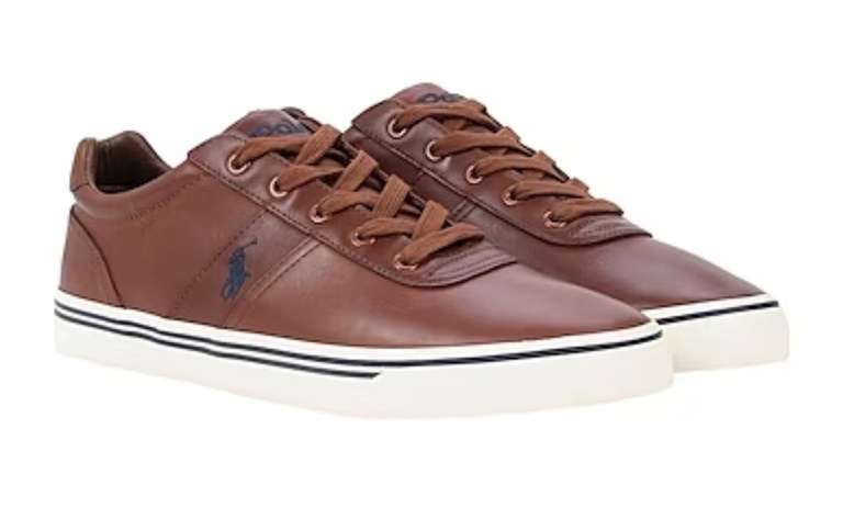 Polo Ralph Lauren Hanford Leather Sneakers £68 delivered @ Yoox
