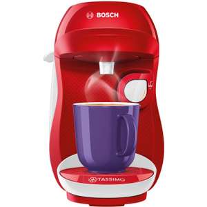 Tassimo by Bosch TAS1006GB Happy Pod Coffee Machine 1400 Watt Red / White, £29 @ AO eBay Store