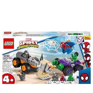 LEGO Marvel Hulk vs. Rhino Showdown Truck Set 10782 - Free C&C