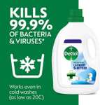 Dettol Antibacterial Laundry Cleanser Fresh Cotton 1.5 L, Pack of 4 - £9 S&S