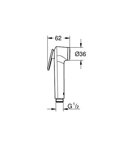 GROHE Vitalio Trigger Spray 30 - Hand Shower with Trigger Control ...