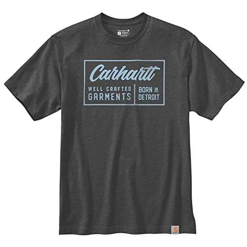 Carhartt Men's Relaxed Fit Heavyweight Short-Sleeve Crafted Graphic T-Shirt - £12.50 @ Amazon