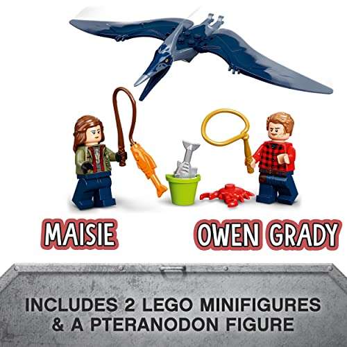 LEGO 76943 Jurassic World Pteranodon Chase Dinosaur Toy Set with 2 Minifigures and Buggy Car - £7 @ Amazon