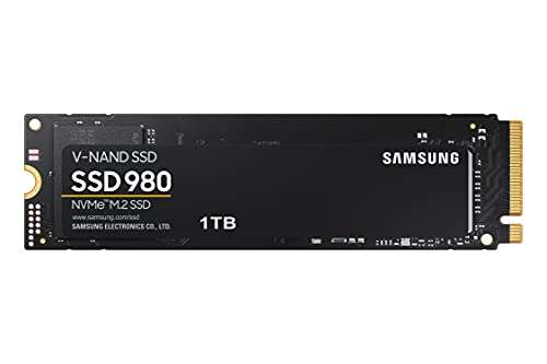 Samsung 980 1 TB PCIe 3.0 (up to 3.500 MB/s) NVMe M.2 Internal Solid State Drive £74.97 @ Amazon