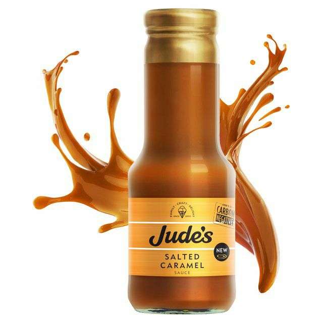 Jude's Salted Caramel Sauce 310g - 19p @ Farmfoods Colne