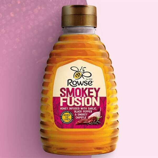 Rowse Smokey Fusion Garlic Pepper & Chipotle Infused Honey 340g Bottle (BBD 06/23) 1p (Minimum Orders £20) @ Discount Dragon