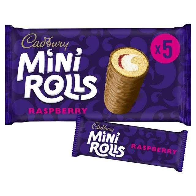 Cadbury Raspberry Mini Roll 5 Pack £1.25 @ Tesco
