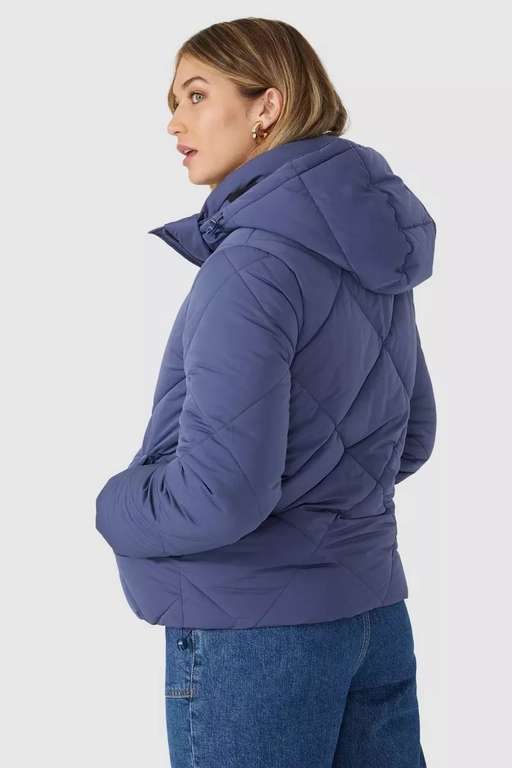 Mantaray Diamond Quilted Puffer With Fleece Lined Hood - £18.63 With Code + Free Shipping With Code - @ Debenhams