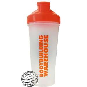 Bodybuilding Warehouse protein Shaker bottle - 700ml - w/Code