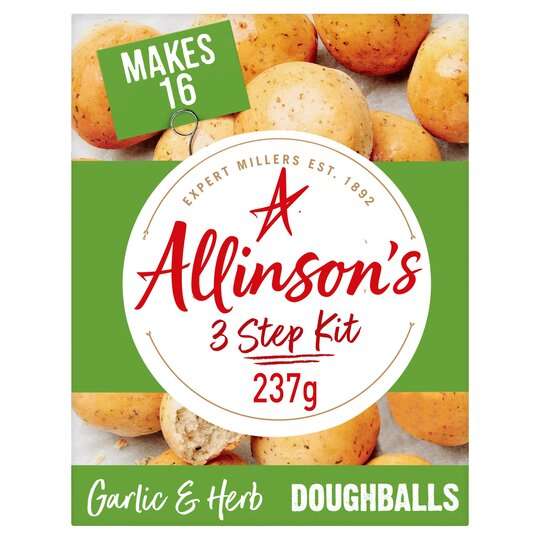 Allison's Dough Ball Mix , Three Varieties - 39p @ Home Bargains Lurgan