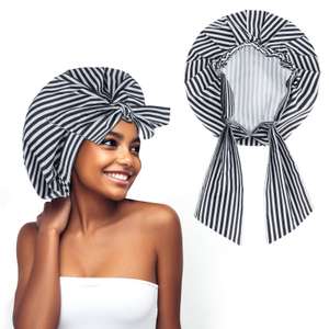 Abeillo Silk Sleep Bonnets for Women, 1PC Adjustable Satin Night Sleeping Cap - Sold By Moxum FBA