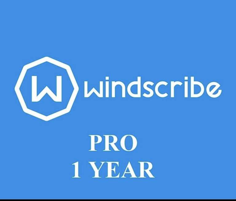 Windscribe PRO VPN - 12 months for £15 with new code