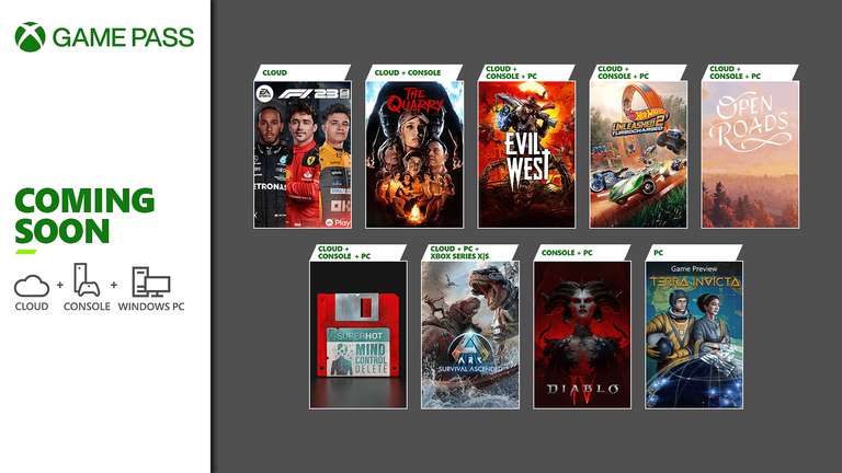 Xbox Game Pass Additions - Ark: Survival Ascended , The Quarry, Evil West, and More