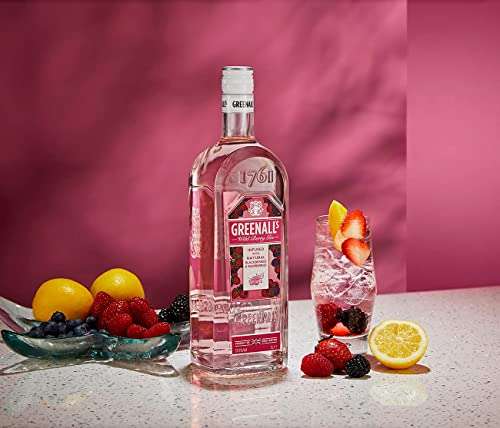 Greenall's Gin Wild Berry Pink - 70cl £11.99 @ Amazon