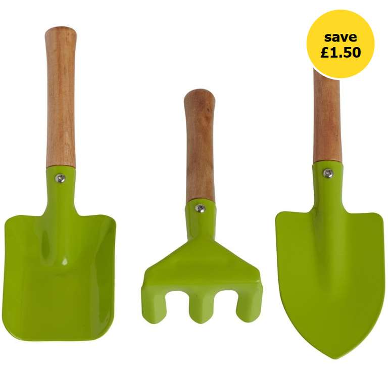 Wilko Garden Kids Mini Hand Tool Set now £2.50 + Free Collection @ Wilko